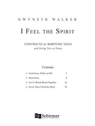 I Feel the Spirit (Piano/Vocal Score)