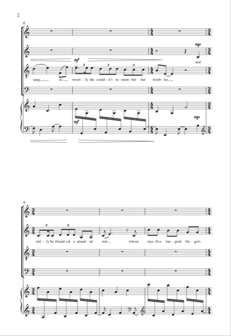 Maggie And Milly And Molly And May (From 'The City And The Sea') 4-Part scores gallery preview page 2