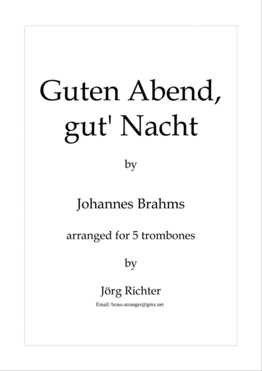 Brahms' Wiegenlied 