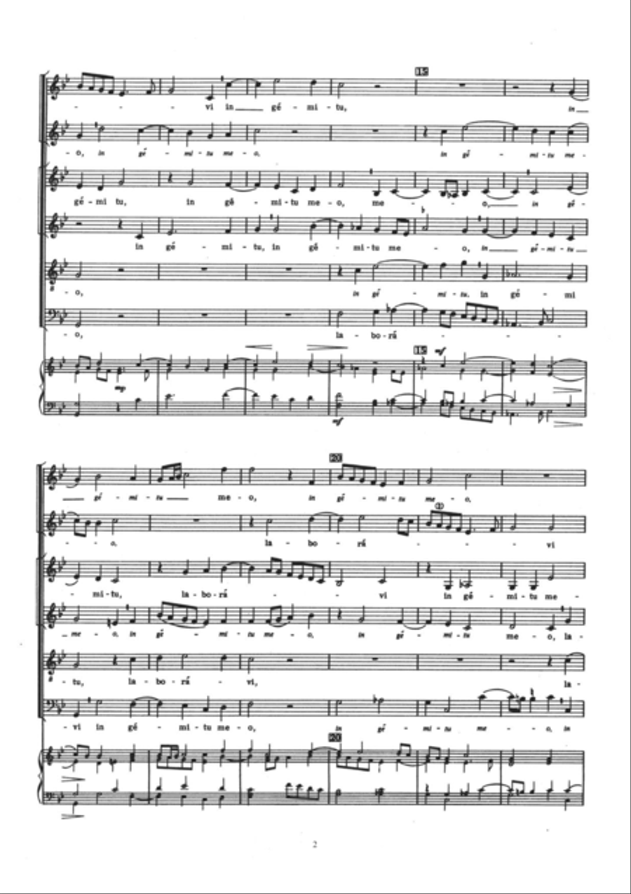 Laboravi In Gemitu 4-Part scores gallery preview page 2