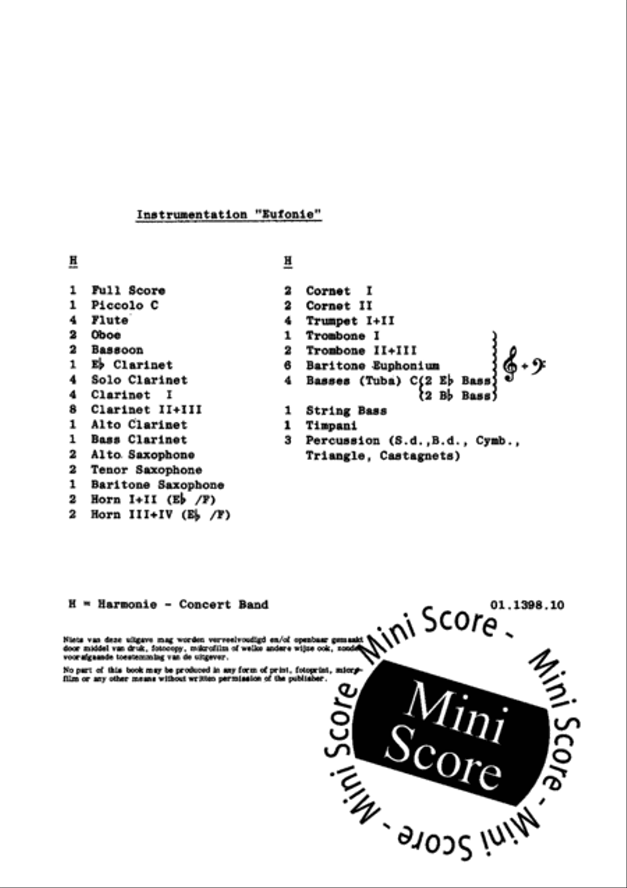 Eufonie Concert Band scores gallery preview page 4