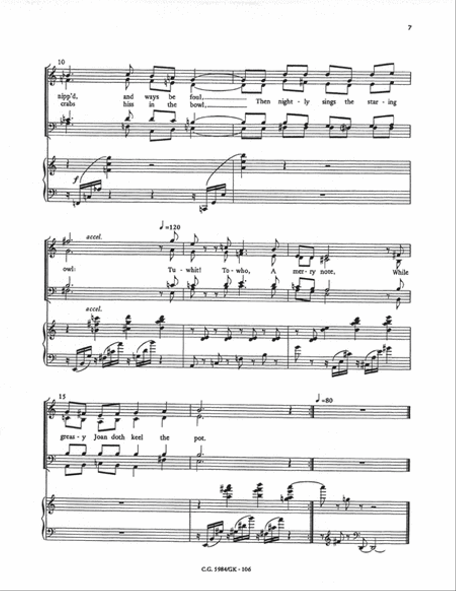 Fancies II (Collection) 4-Part scores gallery preview page 6