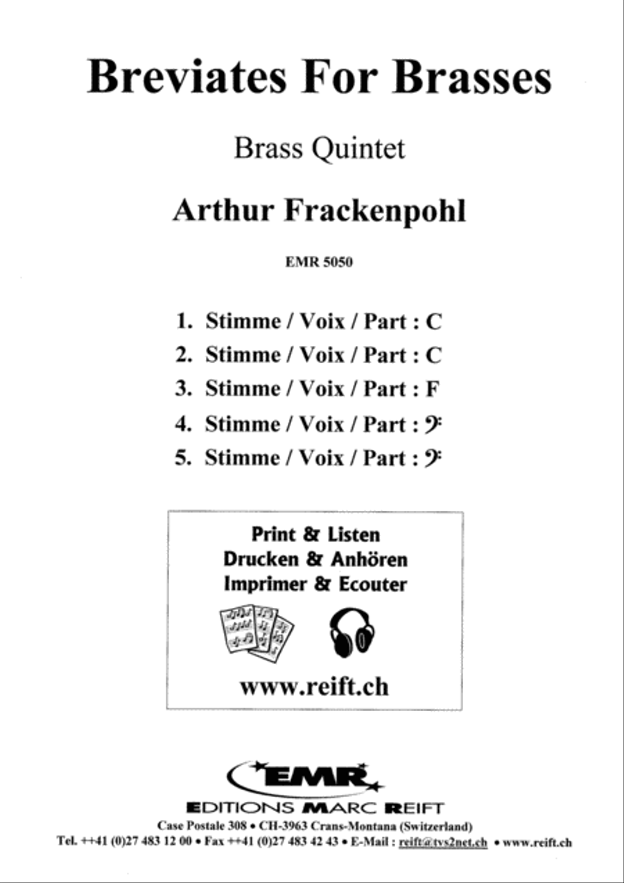 Breviates for Brasses