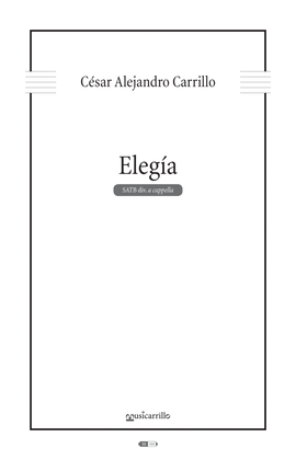 Book cover for Elegia