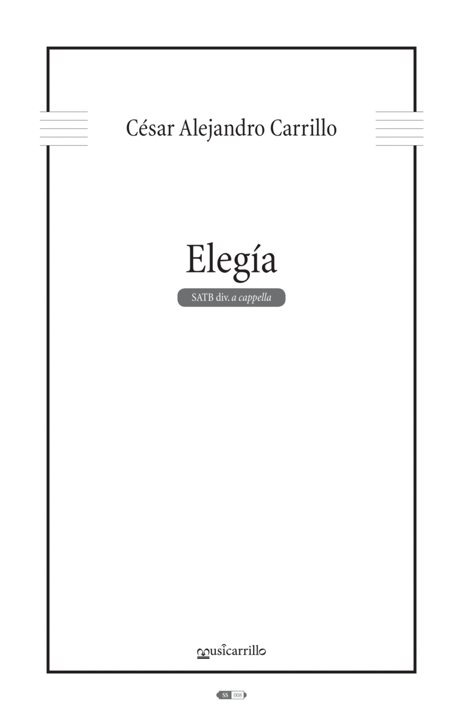 Elegia Elegia Divisi scores gallery preview page 1