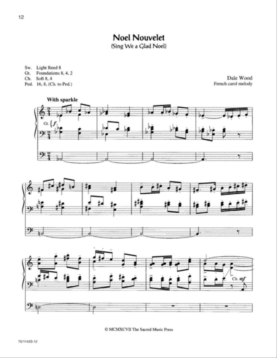 Christmas Pipings Organ Solo scores gallery preview page 6