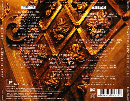 The Three Tenors Christmas CD+ DVD