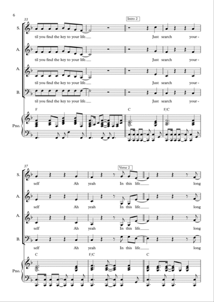 Search For The Hero Choir scores gallery preview page 6