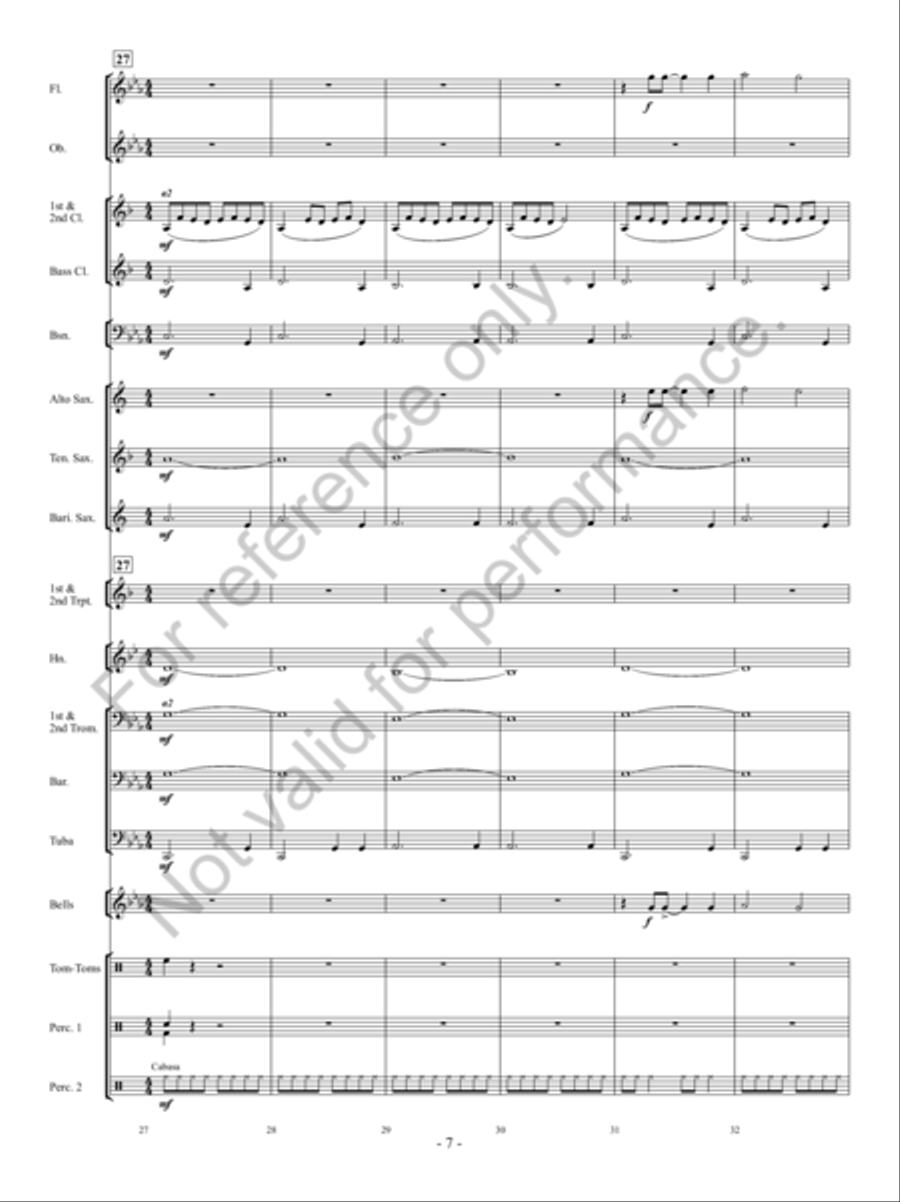 Mask Of The Avenger Mask Of The Avenger Concert Band scores gallery preview page 6