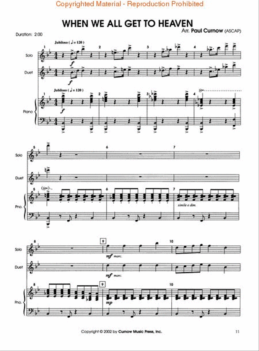 Sunday School Classics Piano Accompaniment scores gallery preview page 3