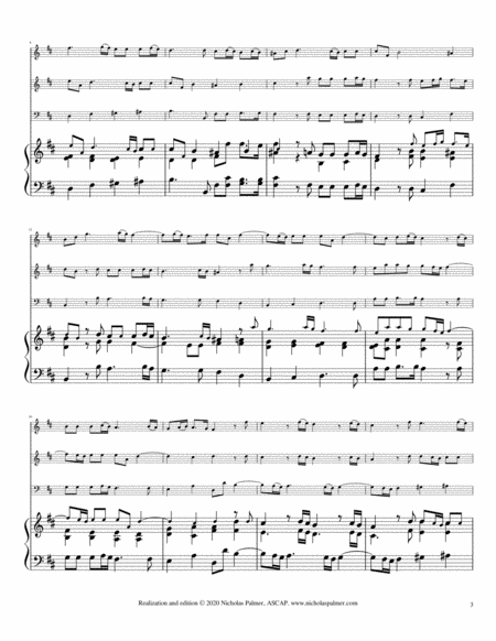 Trio Sonata in B minor (op.1, no. 6) Arcangelo Corelli