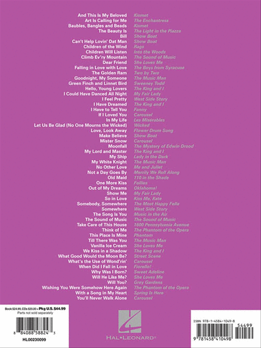 Musical Theatre for Classical Singers Voice scores gallery preview page 2