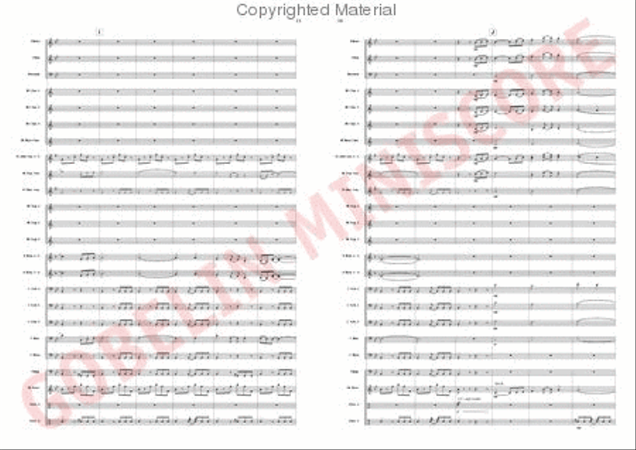 Land of Legends Concert Band scores gallery preview page 8