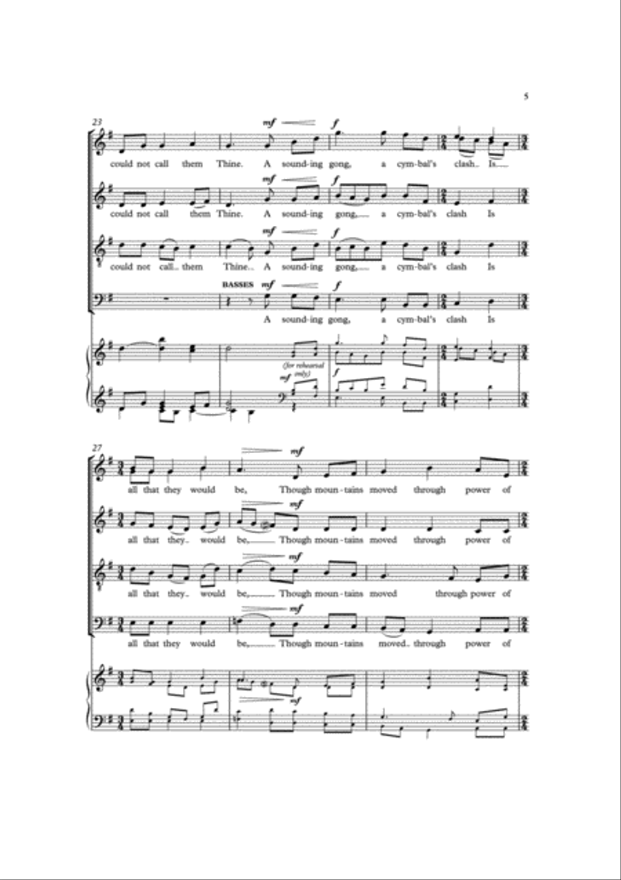 The Gift of Charity 4-Part scores gallery preview page 4