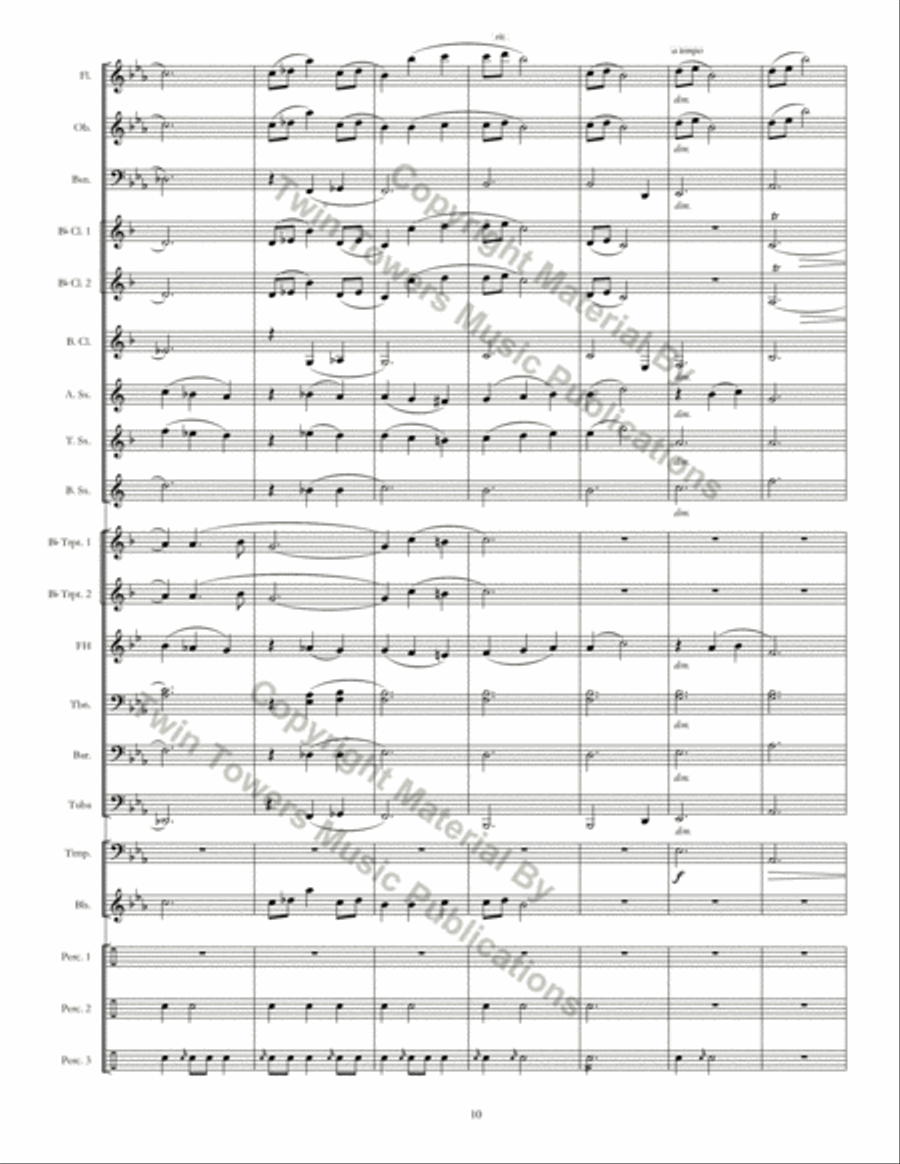 Grazioso Concert Band scores gallery preview page 11