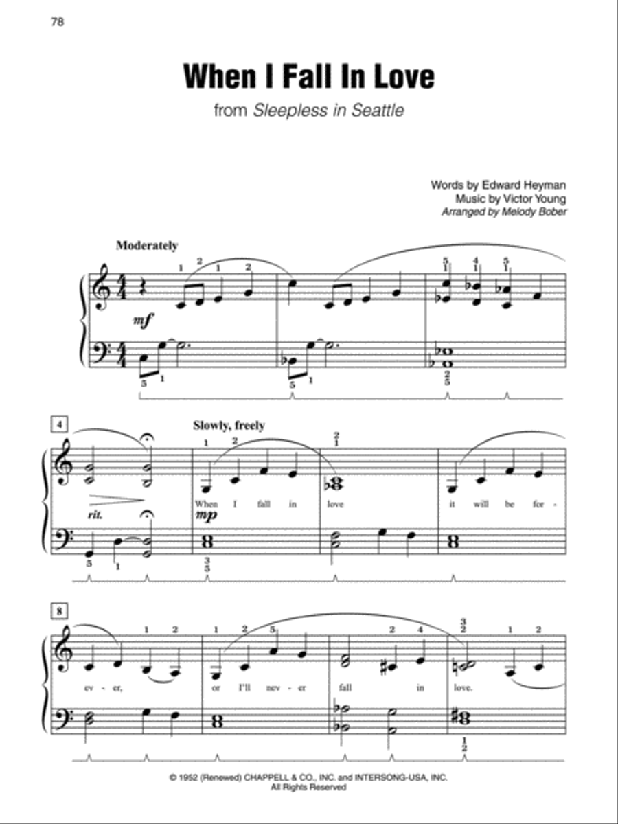 Simply Love Themes Easy Piano scores gallery preview page 6