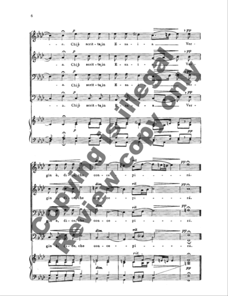Laude of the Fifteenth Century: 1. Dimmi dolce Maria: 2. O Maria: 3. Ecco'l Messia TTBB scores gallery preview page 12