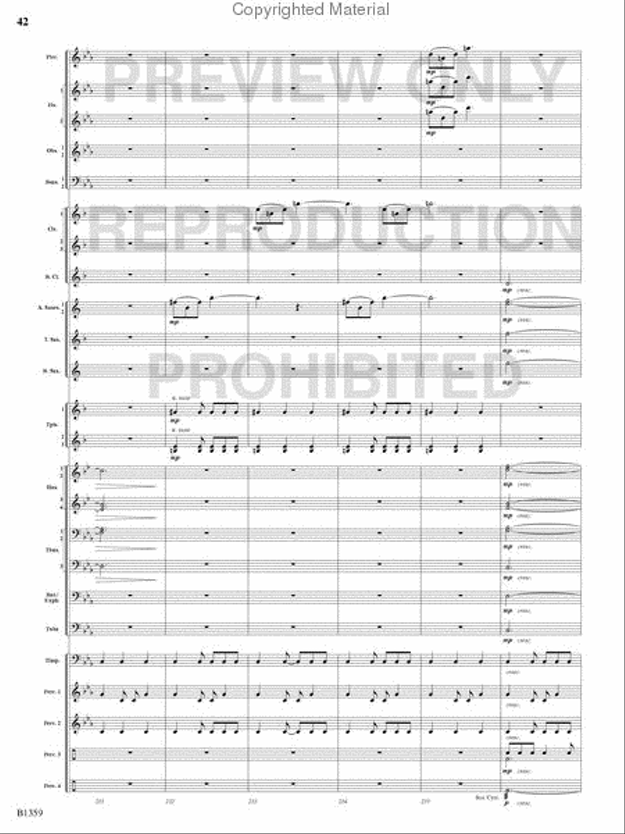 Raging Machines Concert Band scores gallery preview page 41