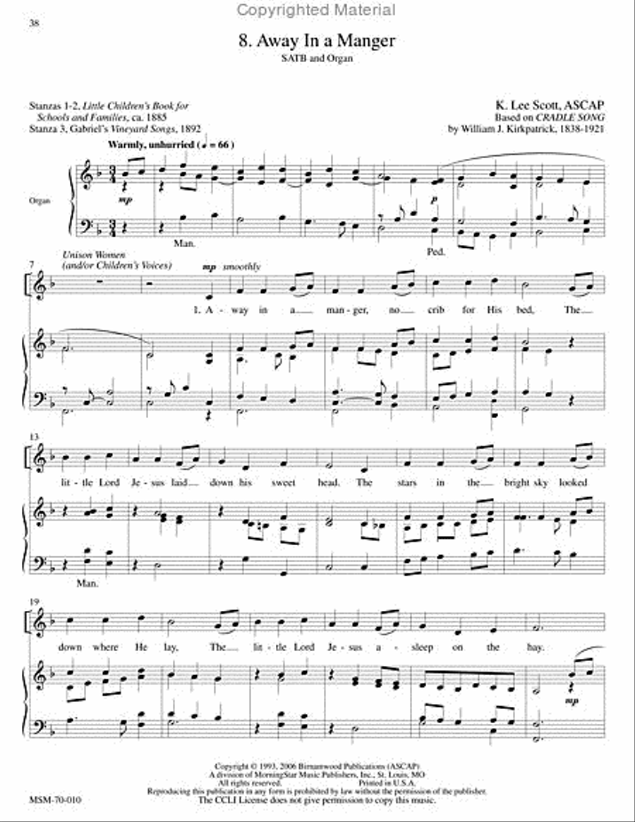 Sing the Songs of Bethlehem (Preview Pak: Score & CD)