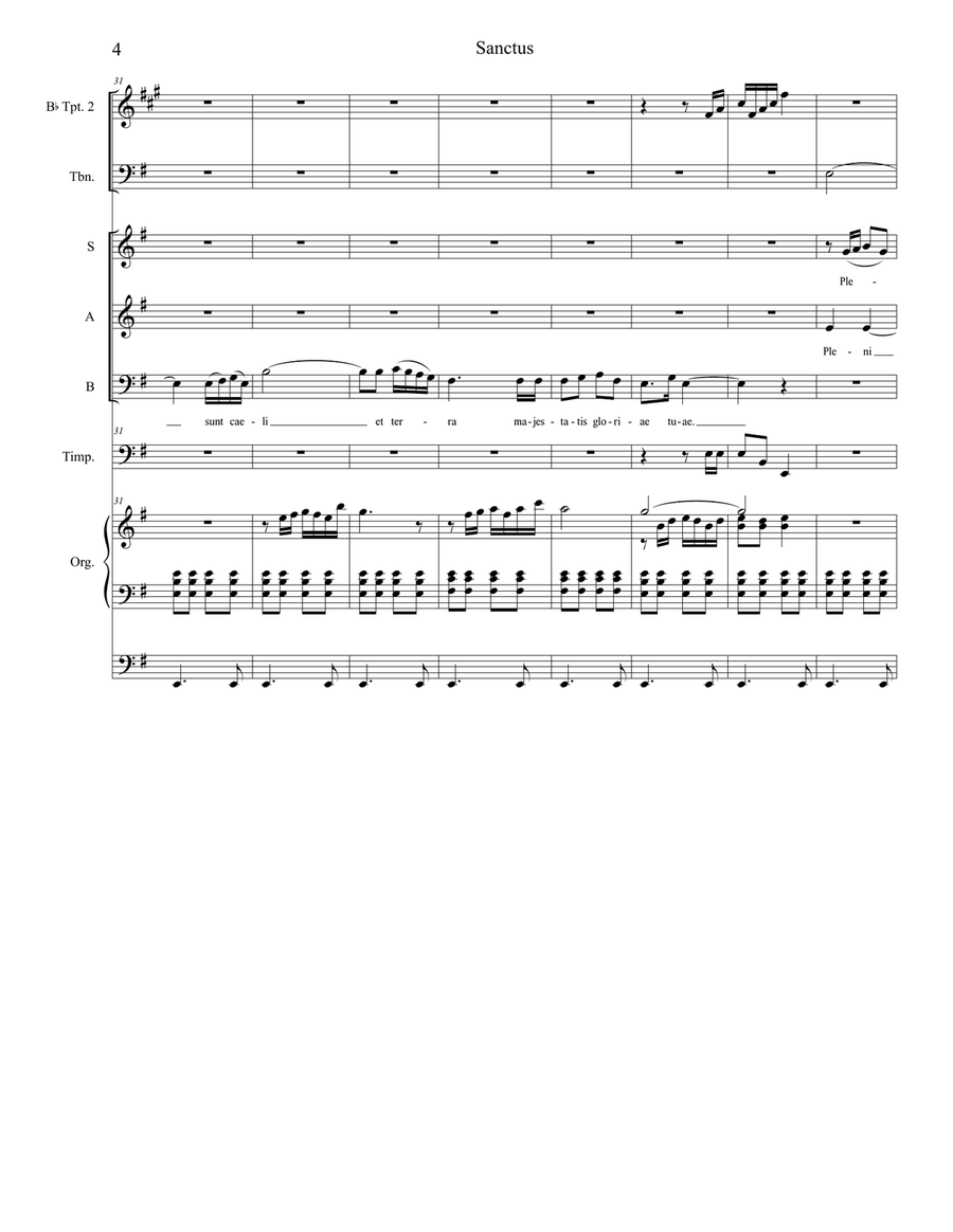 Sanctus (from 