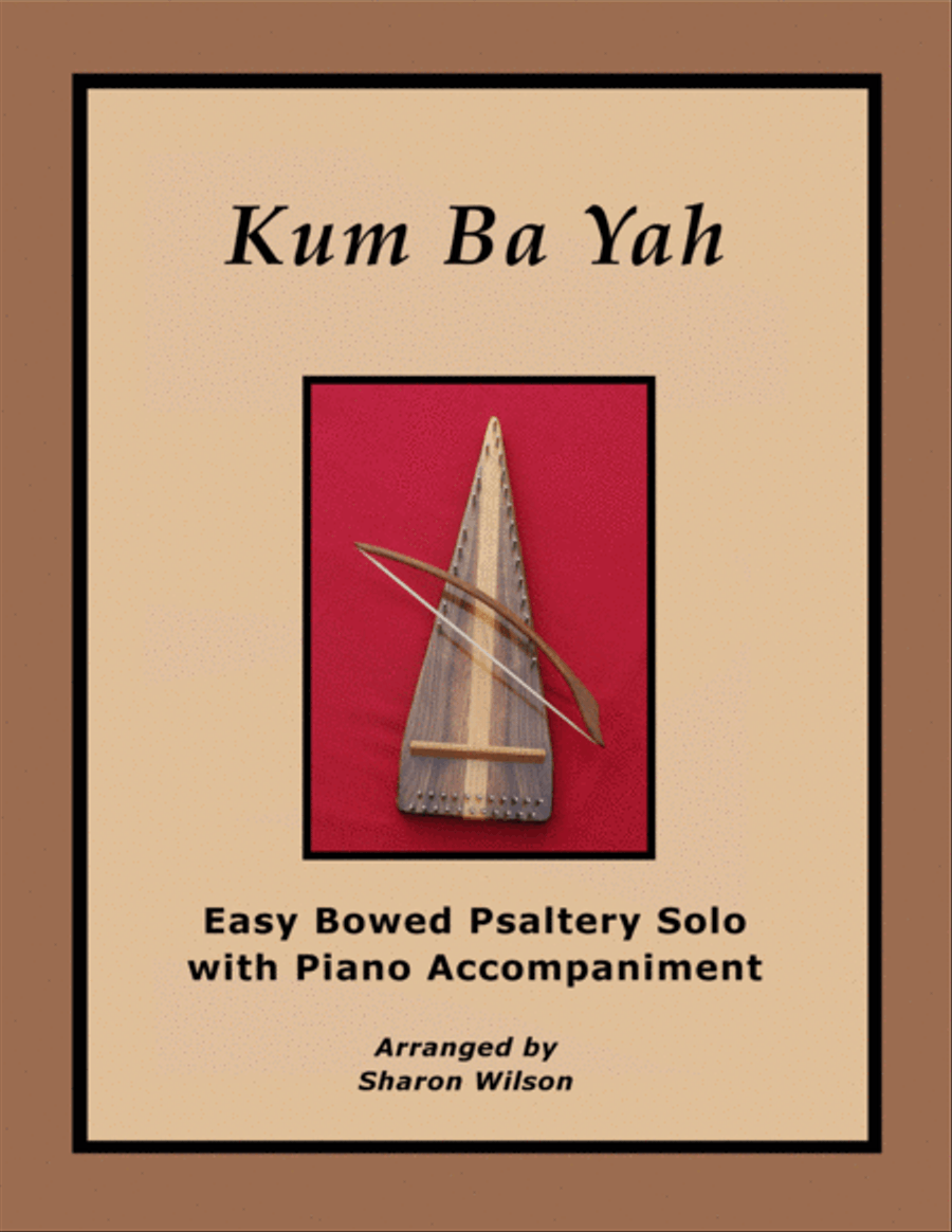 Kum Ba Yah (Easy Bowed Psaltery Solo with Piano Accompaniment) Zither scores gallery preview page 1