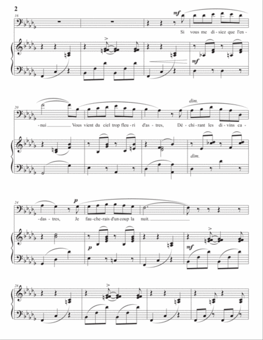 Chanson Romanesque Chanson Romanesque Voice scores gallery preview page 3