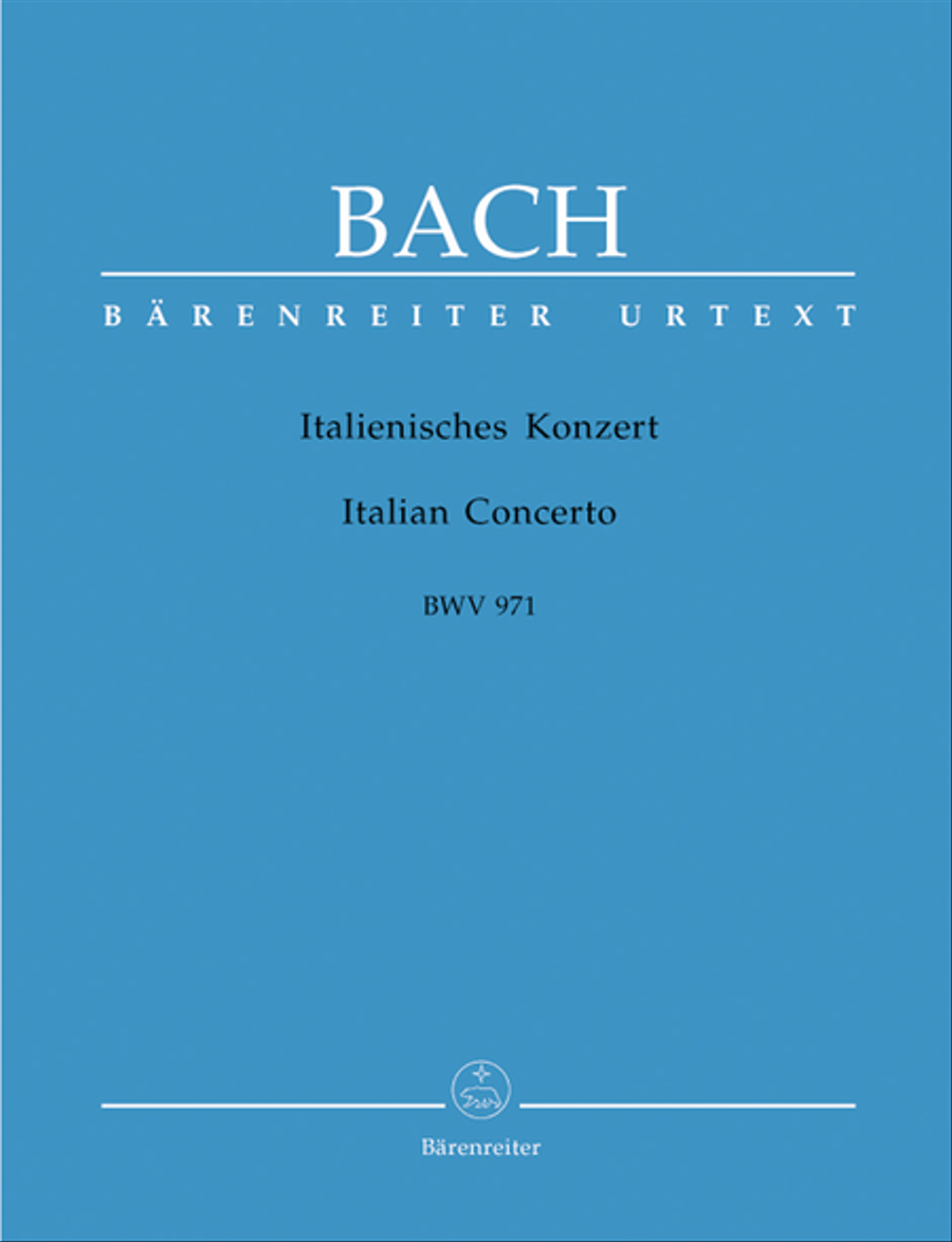 Italian Concerto F major BWV 971 Harpsichord scores gallery preview page 1