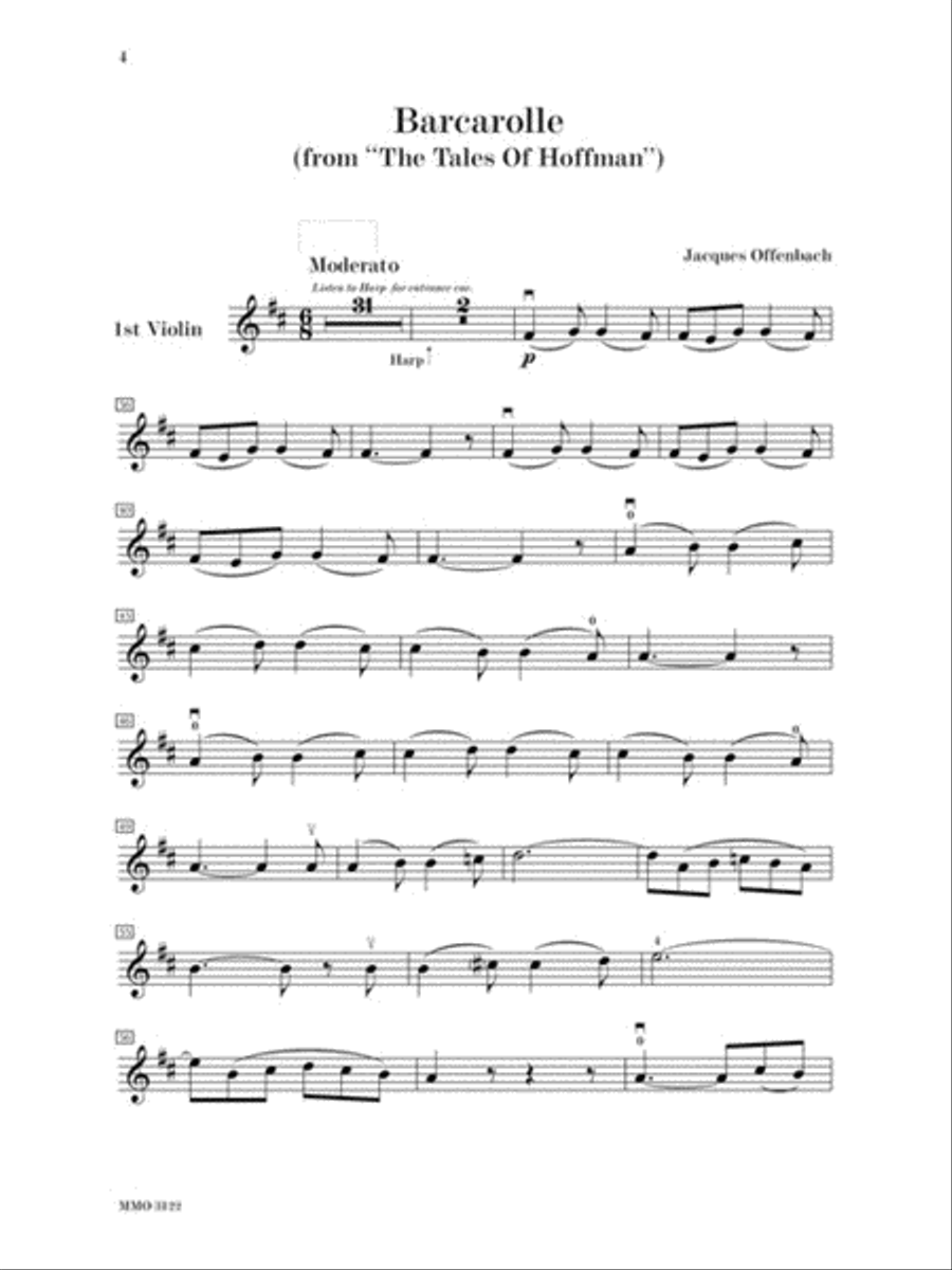 Easy Concert Pieces for Violin & Orchestra Violin scores gallery preview page 3
