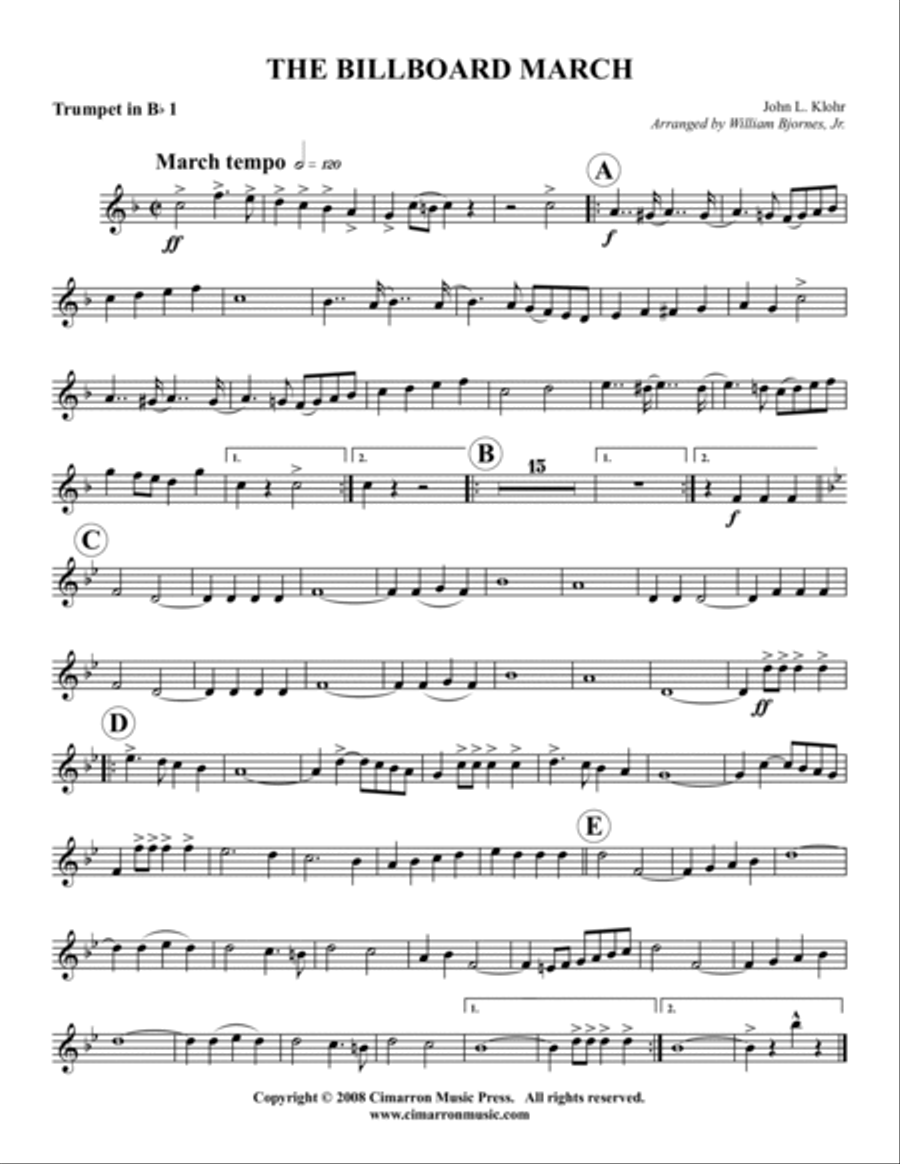 The Billboard March Brass Quintet scores gallery preview page 5