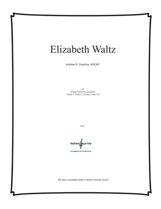 Book cover for Elizabeth Waltz