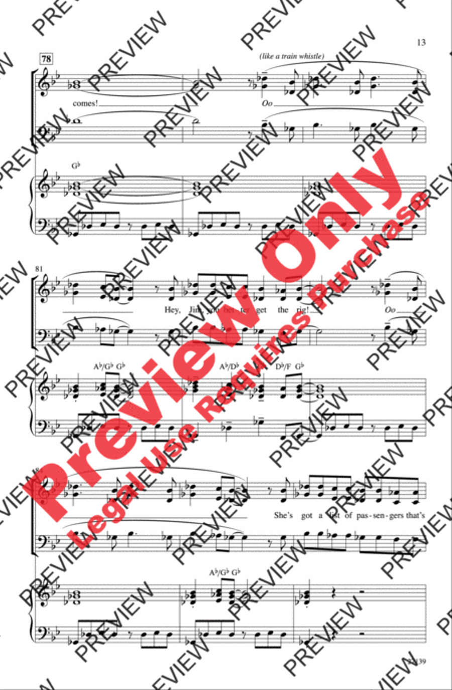 All Aboard! 3-Part scores gallery preview page 13