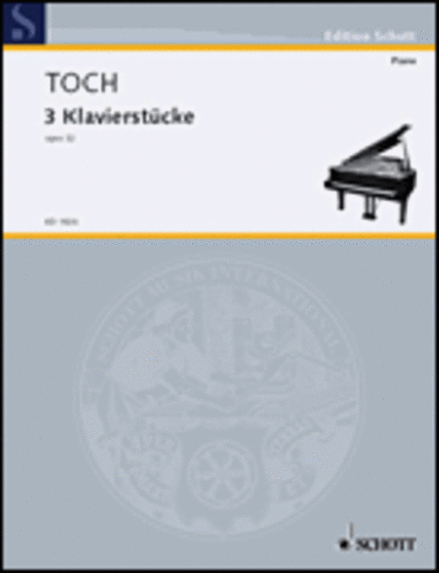 Toch E Piano Pieces 3 Op32 (fk) Piano Solo scores gallery preview page 1
