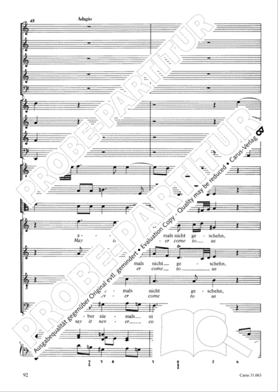 Christians, etch this blessed day (Christen, atzet diesen Tag) 4-Part scores gallery preview page 93