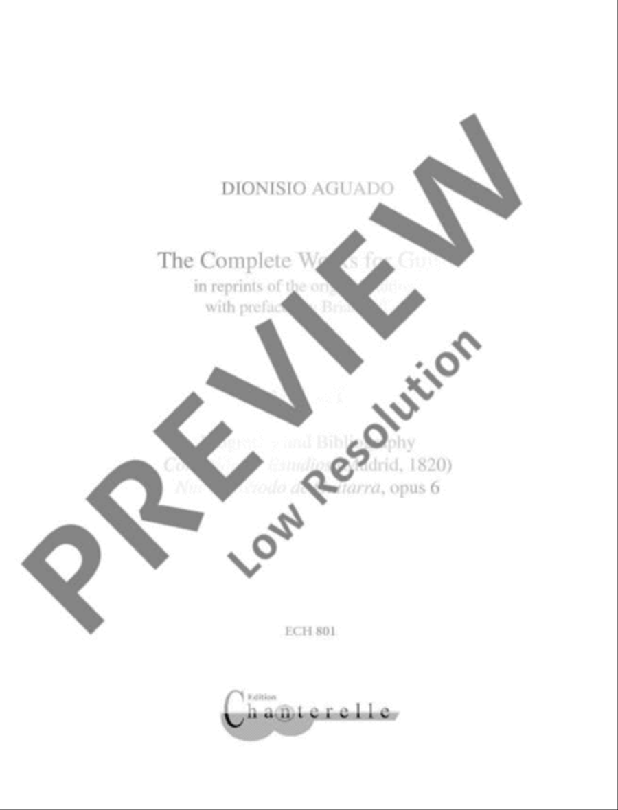 The Complete Works for Guitar Classical Guitar scores gallery preview page 2
