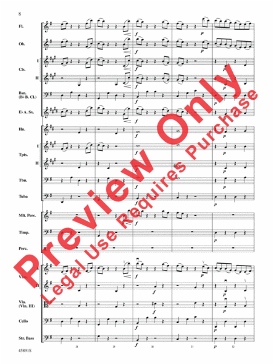 Dance of the Hours Full Orchestra scores gallery preview page 8