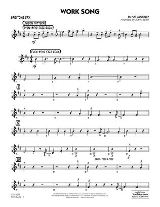 Book cover for Work Song (arr. John Berry) - Baritone Sax