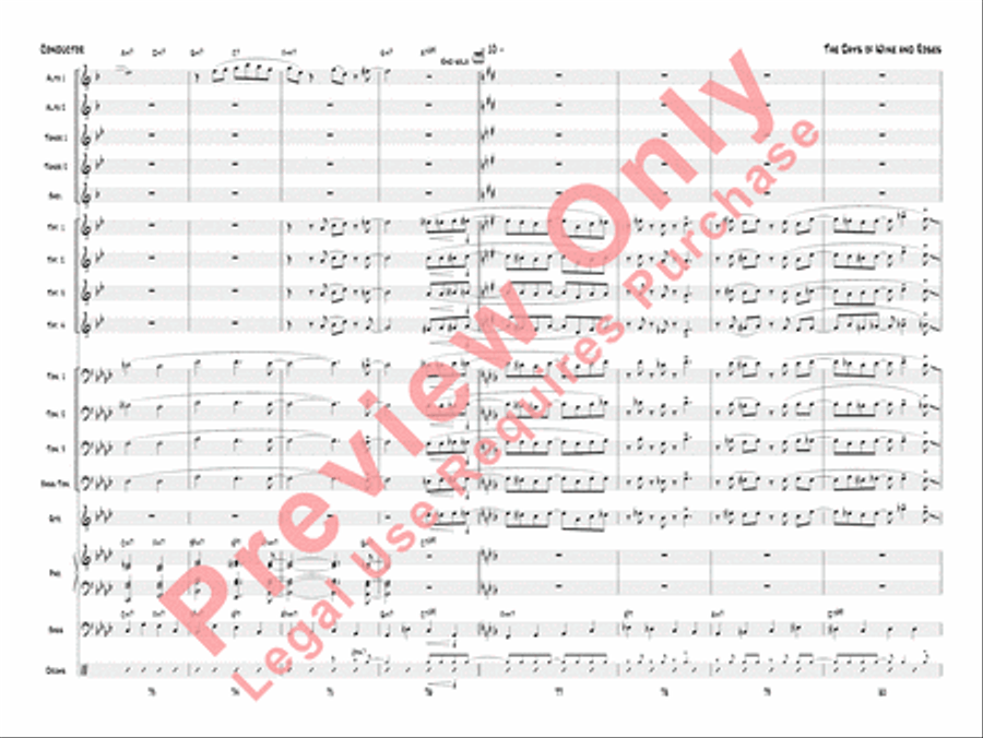 The Days of Wine and Roses Jazz Ensemble scores gallery preview page 13
