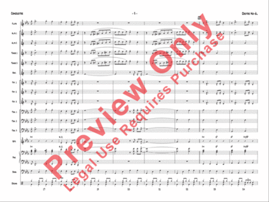 Doctor No-ël Jazz Ensemble scores gallery preview page 6