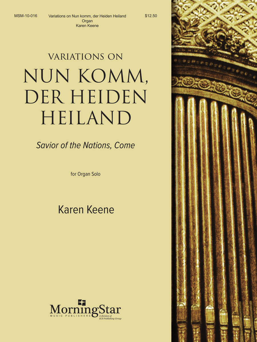 Variations on Nun komm, der Heiden Heiland Organ scores gallery preview page 1