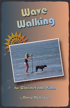 Book cover for Wave-Walking, for Clarinet and Viola Duet