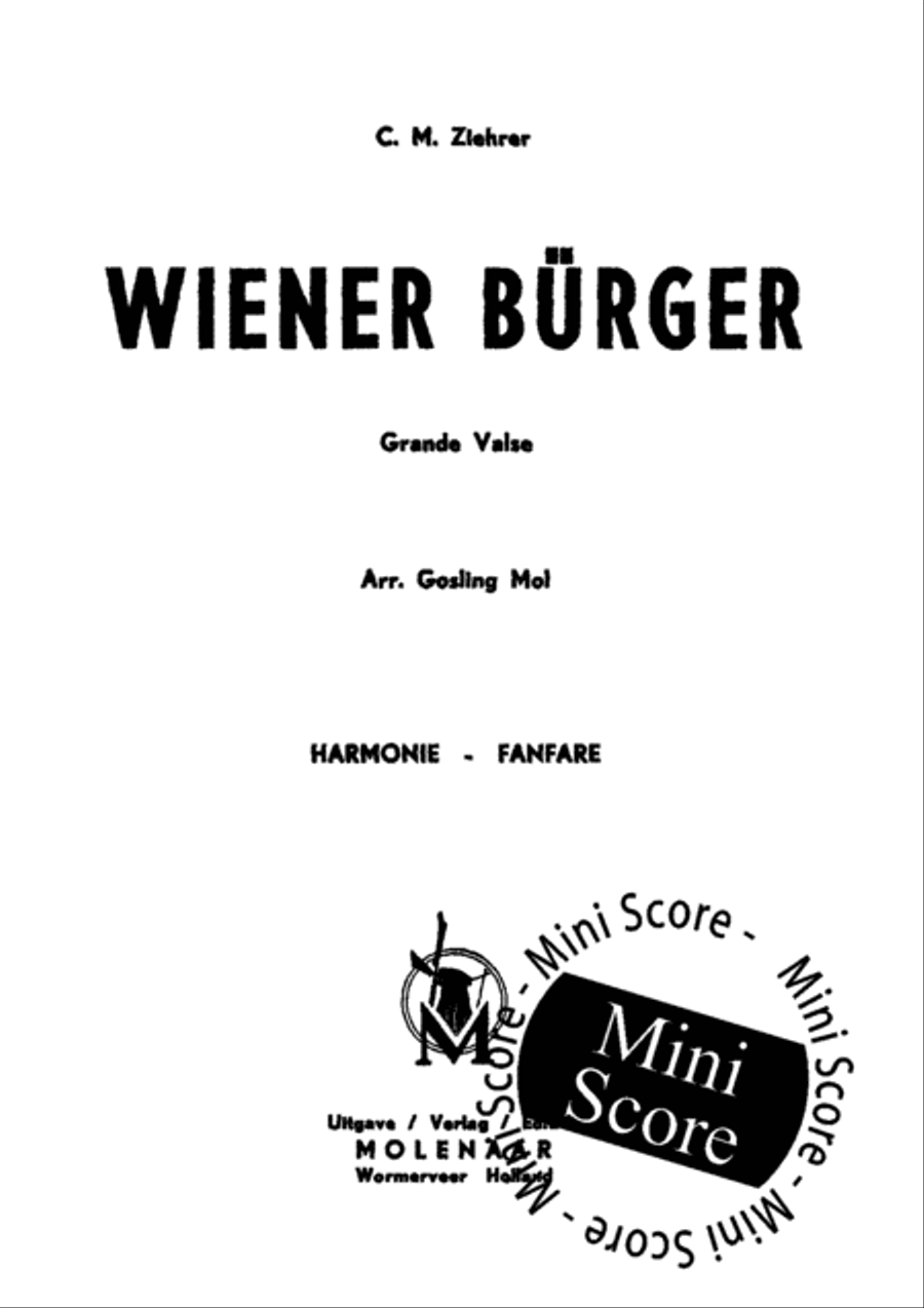 Wiener Burger Fanfare Band scores gallery preview page 3