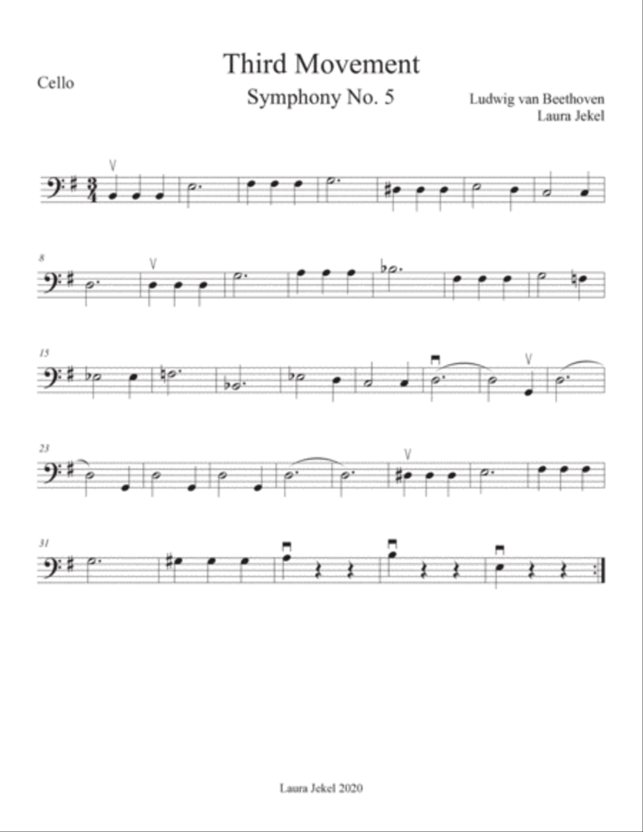 10 Arrangements of Classical Favorites for Beginner String Orchestra String Orchestra scores gallery preview page 6