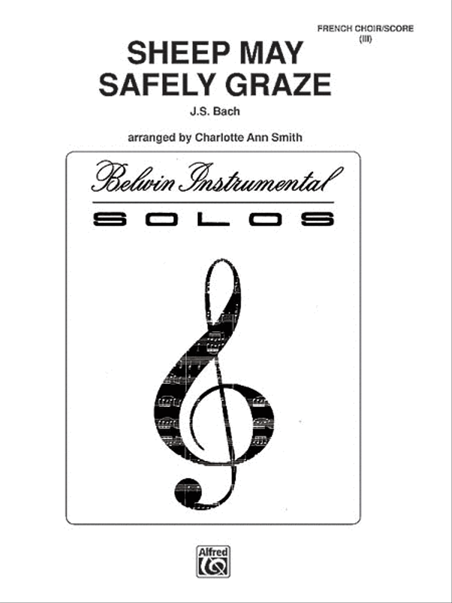 Sheep May Safely Graze Flute Choir scores gallery preview page 1
