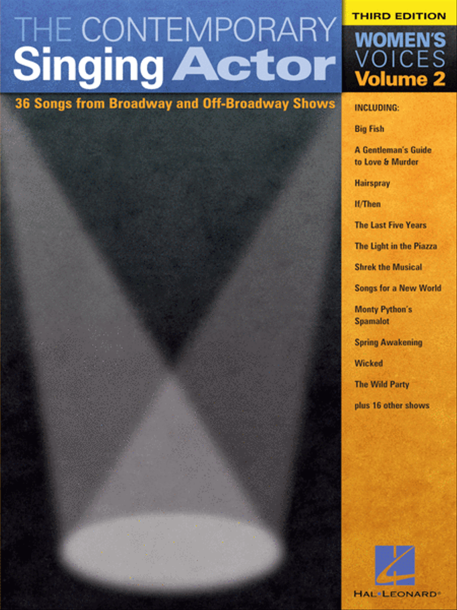 The Contemporary Singing Actor - Volume 2, Third Edition Voice scores gallery preview page 1