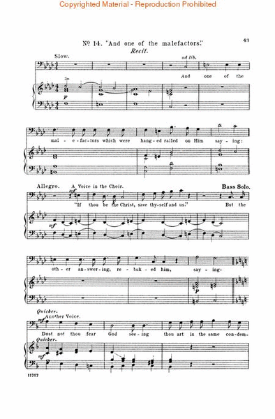 Crucifixion by John Stainer 4-Part - Sheet Music