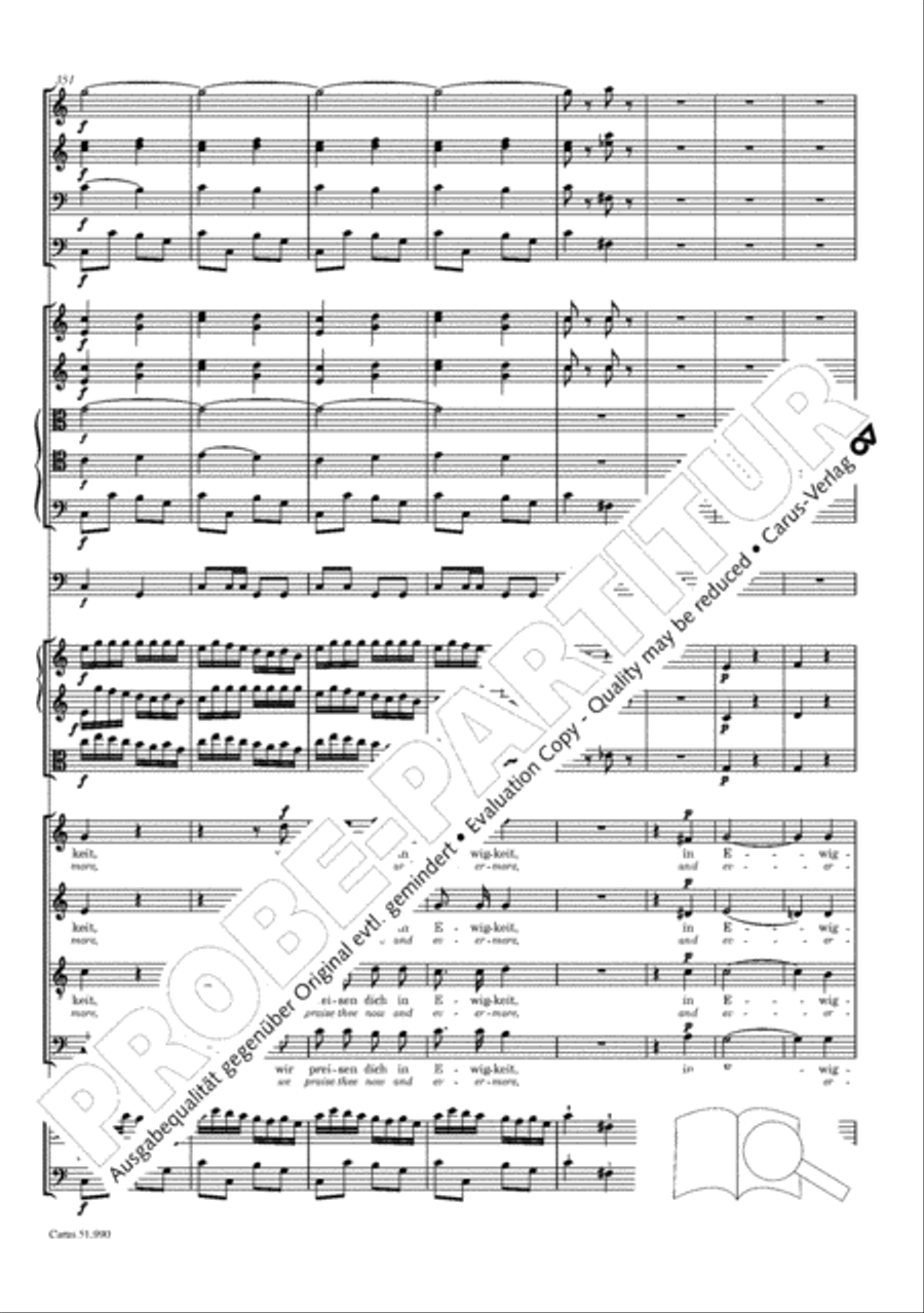 The Creation (Die Schopfung) 4-Part scores gallery preview page 297