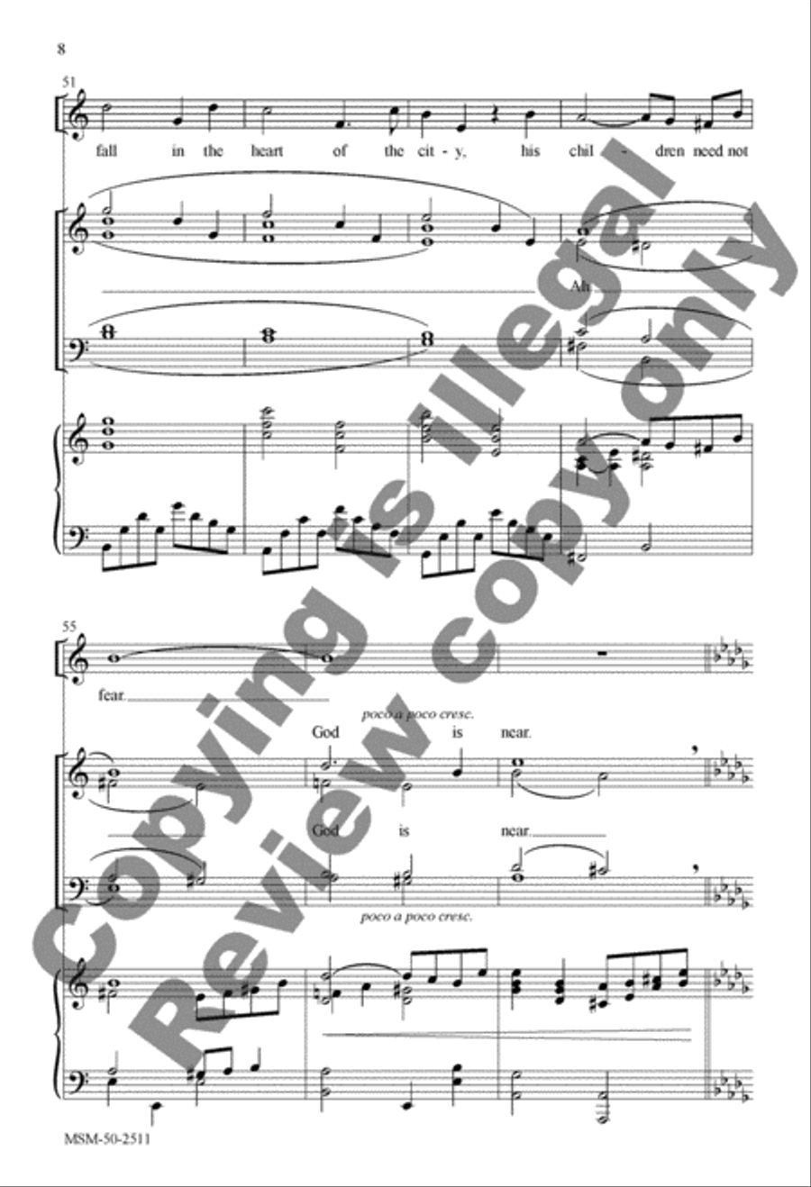 God Is Our Refuge 4-Part scores gallery preview page 7