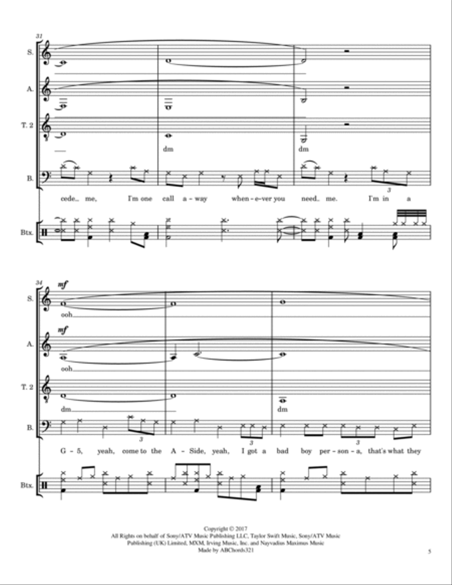 End Game End Game 4-Part scores gallery preview page 5