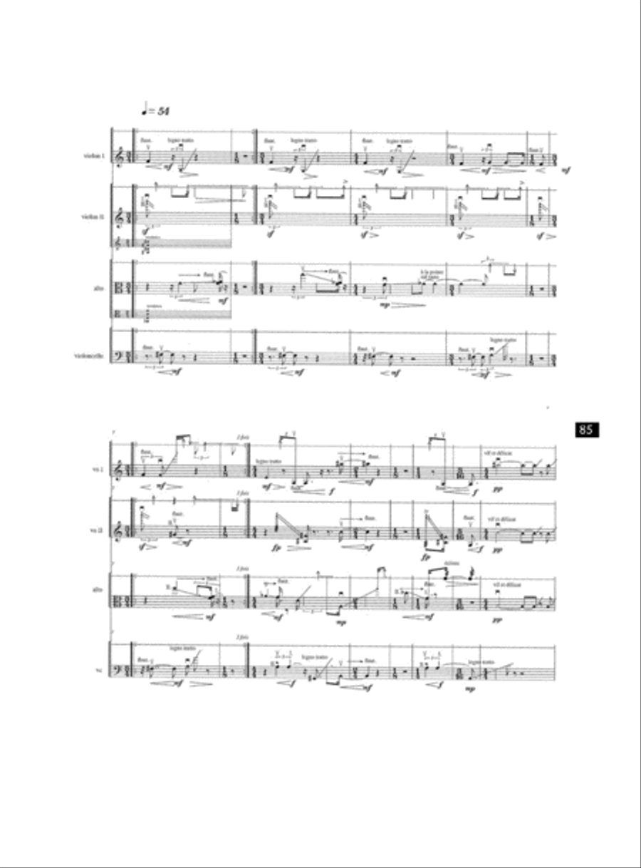 Hiss Hiss String Quartet scores gallery preview page 2