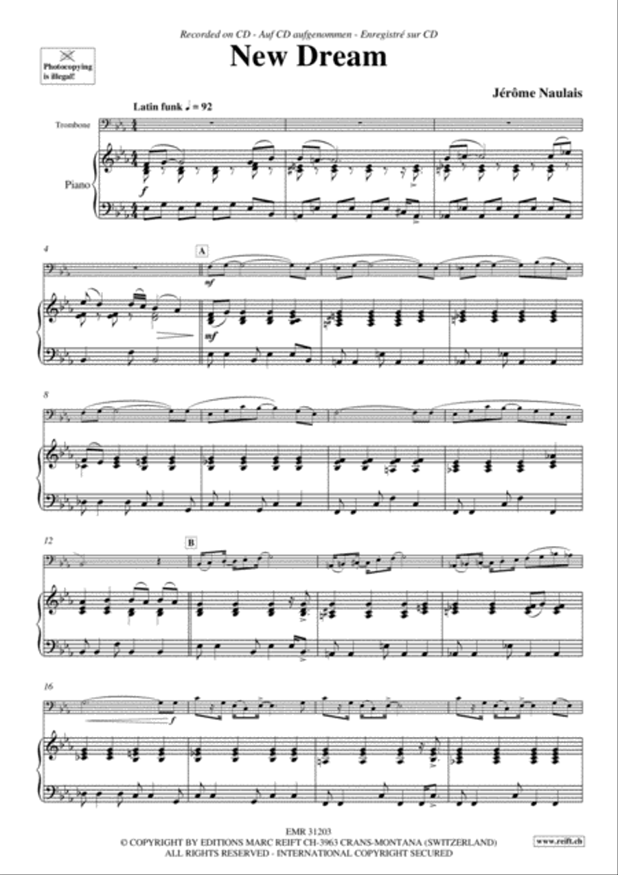 New Dream Piano Accompaniment scores gallery preview page 6
